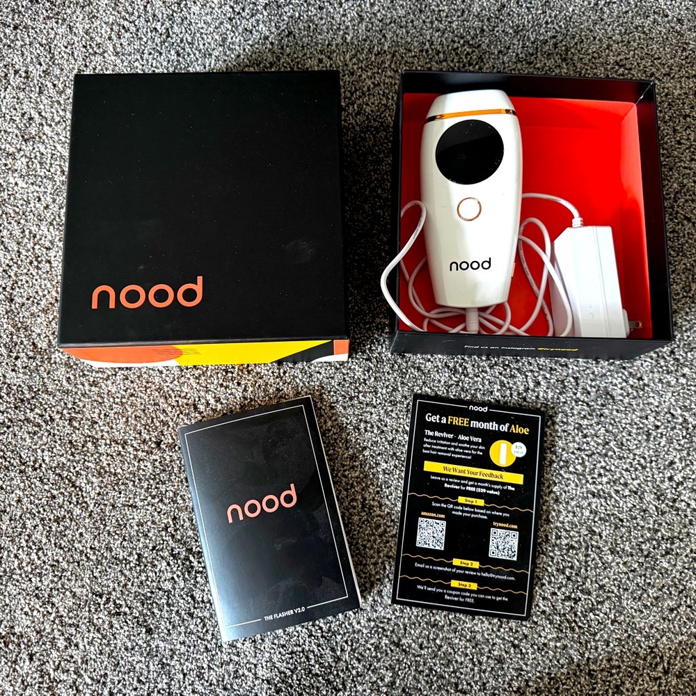NOOD Flasher 2.0 at-home laser hair remover